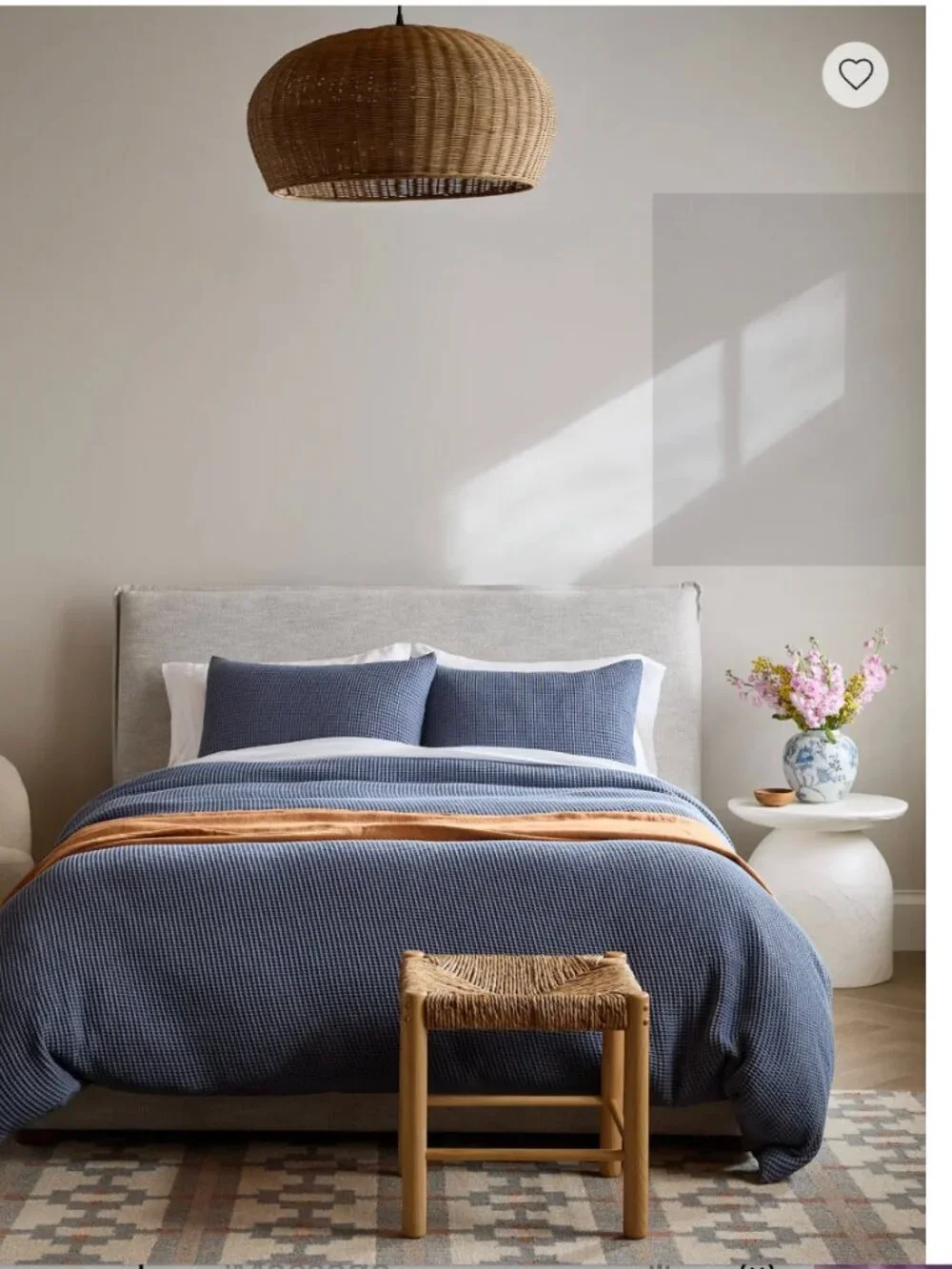 NWOT Quince Organic Ribbed Cotton Shams – Mineral – Standard